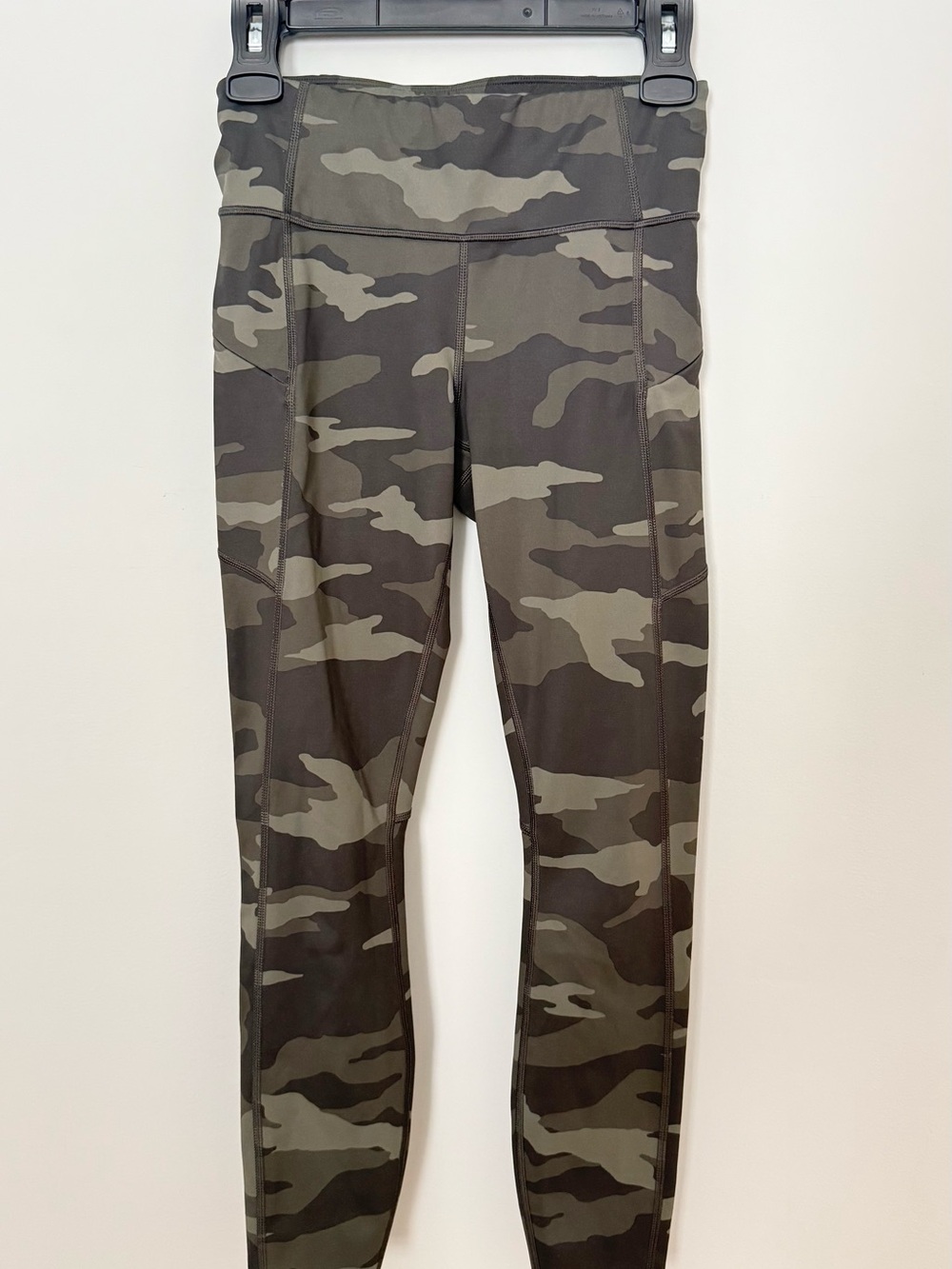 Athleta Olive Camo Performance Leggings